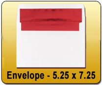 Letter Head & Envelopes - Envelope 5.25 x 7.25